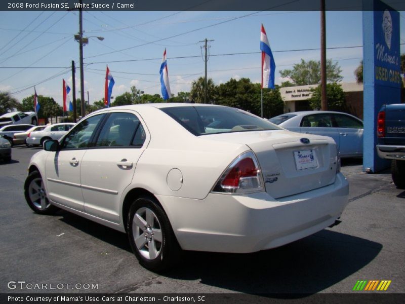 White Suede / Camel 2008 Ford Fusion SE