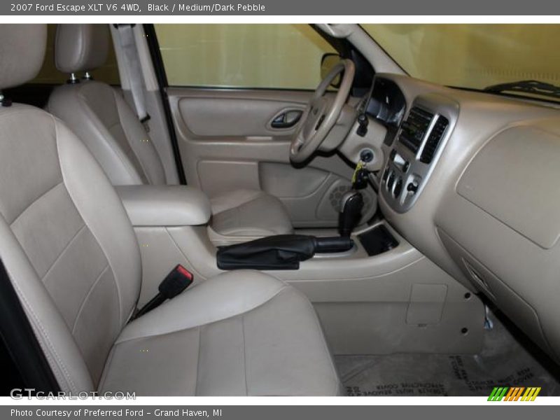 Black / Medium/Dark Pebble 2007 Ford Escape XLT V6 4WD