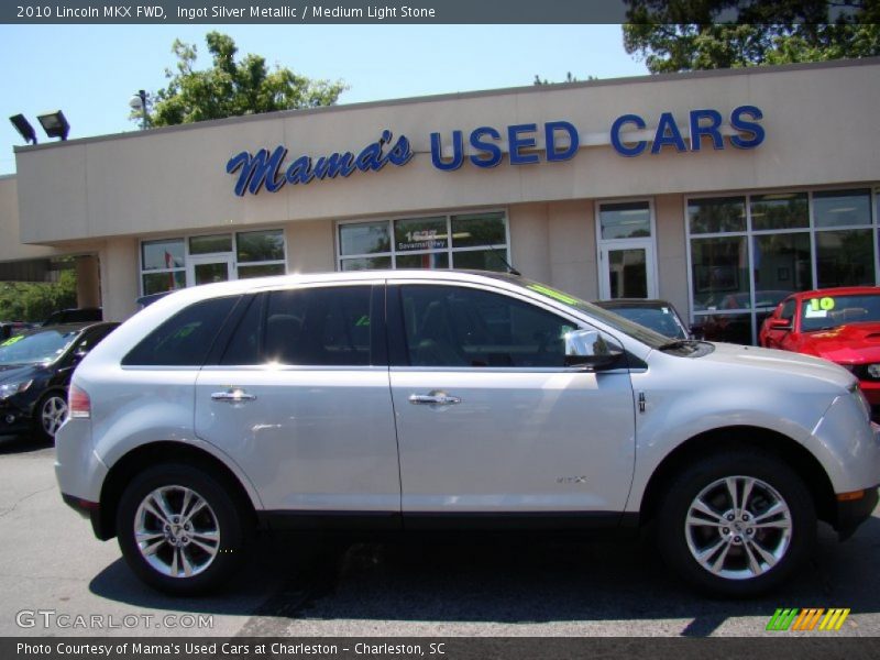 Ingot Silver Metallic / Medium Light Stone 2010 Lincoln MKX FWD