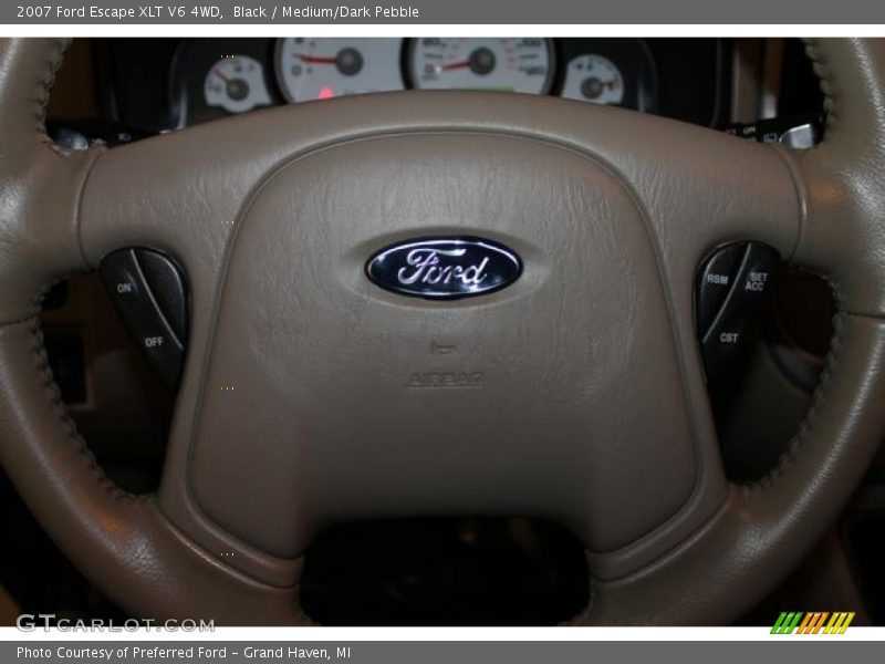 Black / Medium/Dark Pebble 2007 Ford Escape XLT V6 4WD