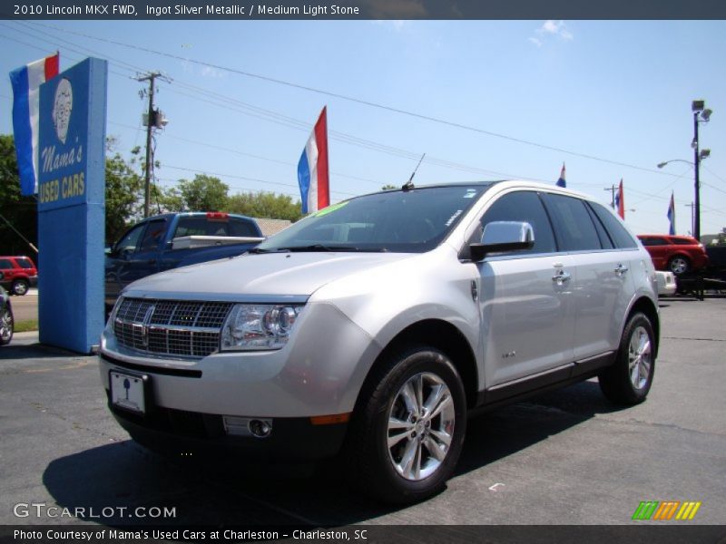 Ingot Silver Metallic / Medium Light Stone 2010 Lincoln MKX FWD