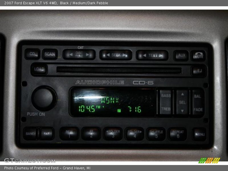 Black / Medium/Dark Pebble 2007 Ford Escape XLT V6 4WD