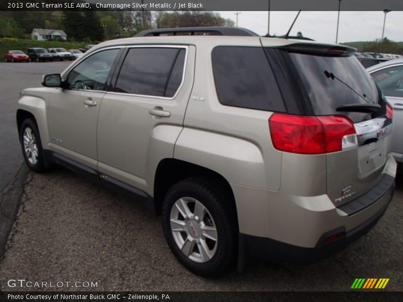 Champagne Silver Metallic / Jet Black 2013 GMC Terrain SLE AWD