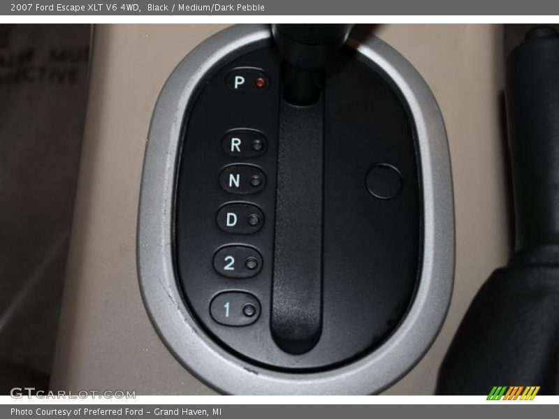 Black / Medium/Dark Pebble 2007 Ford Escape XLT V6 4WD