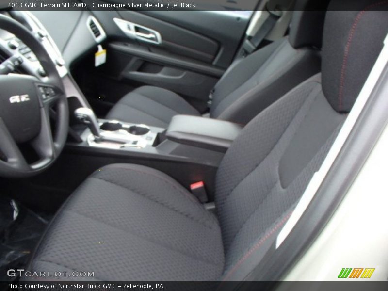 Champagne Silver Metallic / Jet Black 2013 GMC Terrain SLE AWD