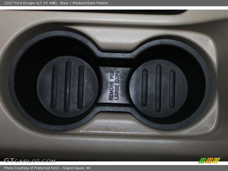 Black / Medium/Dark Pebble 2007 Ford Escape XLT V6 4WD