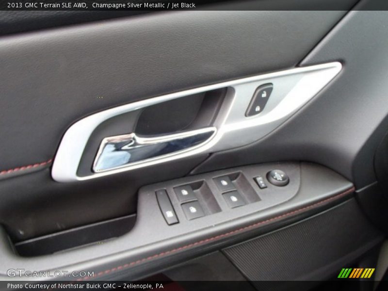 Champagne Silver Metallic / Jet Black 2013 GMC Terrain SLE AWD