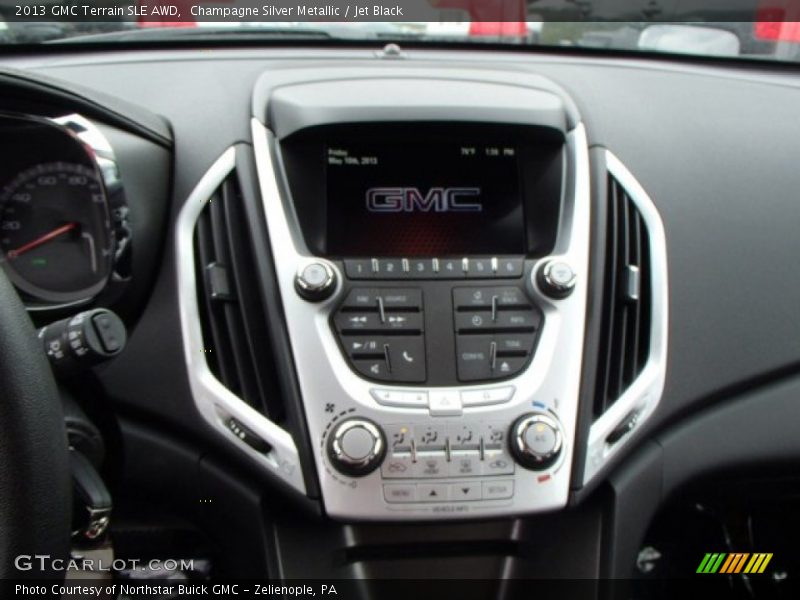 Champagne Silver Metallic / Jet Black 2013 GMC Terrain SLE AWD