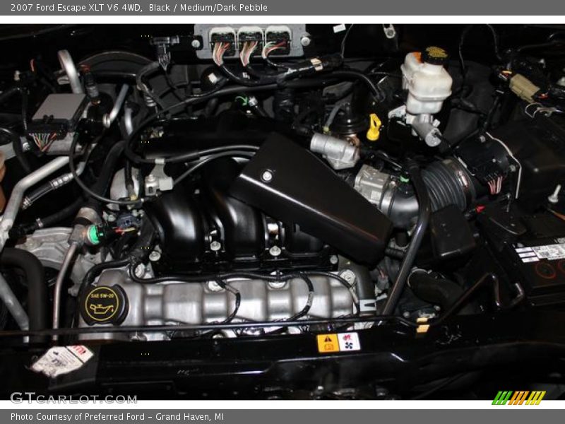 Black / Medium/Dark Pebble 2007 Ford Escape XLT V6 4WD