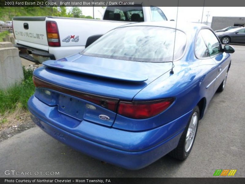 Bright Island Blue Metallic / Dark Charcoal 2003 Ford Escort ZX2 Coupe