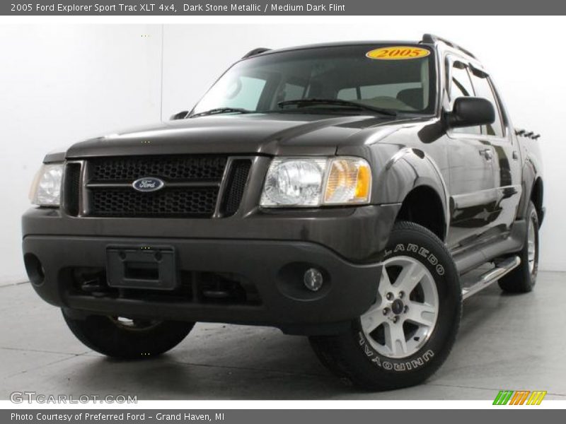 Dark Stone Metallic / Medium Dark Flint 2005 Ford Explorer Sport Trac XLT 4x4