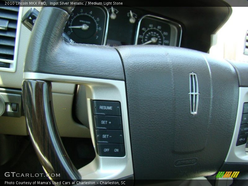 Ingot Silver Metallic / Medium Light Stone 2010 Lincoln MKX FWD