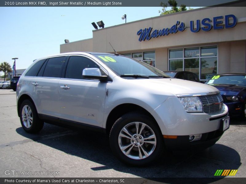 Ingot Silver Metallic / Medium Light Stone 2010 Lincoln MKX FWD