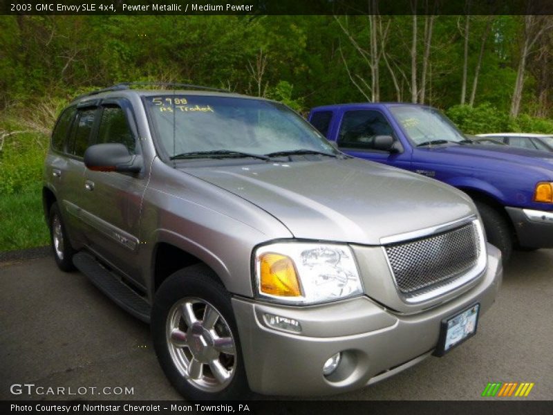 Pewter Metallic / Medium Pewter 2003 GMC Envoy SLE 4x4