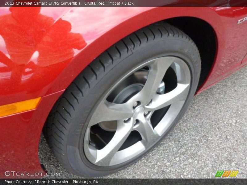 Crystal Red Tintcoat / Black 2013 Chevrolet Camaro LT/RS Convertible