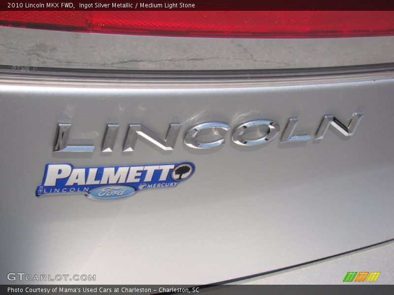 Ingot Silver Metallic / Medium Light Stone 2010 Lincoln MKX FWD