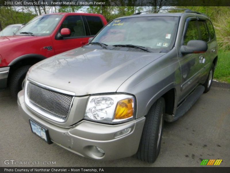 Pewter Metallic / Medium Pewter 2003 GMC Envoy SLE 4x4