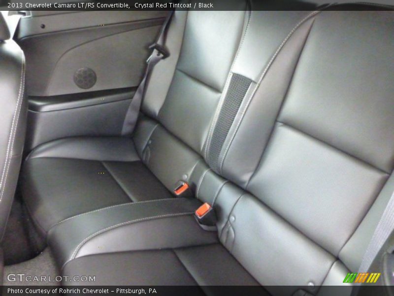 Rear Seat of 2013 Camaro LT/RS Convertible