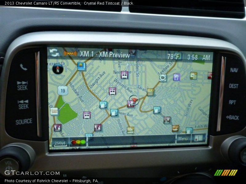 Navigation of 2013 Camaro LT/RS Convertible
