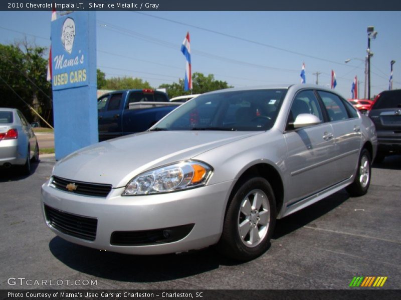 Silver Ice Metallic / Gray 2010 Chevrolet Impala LT