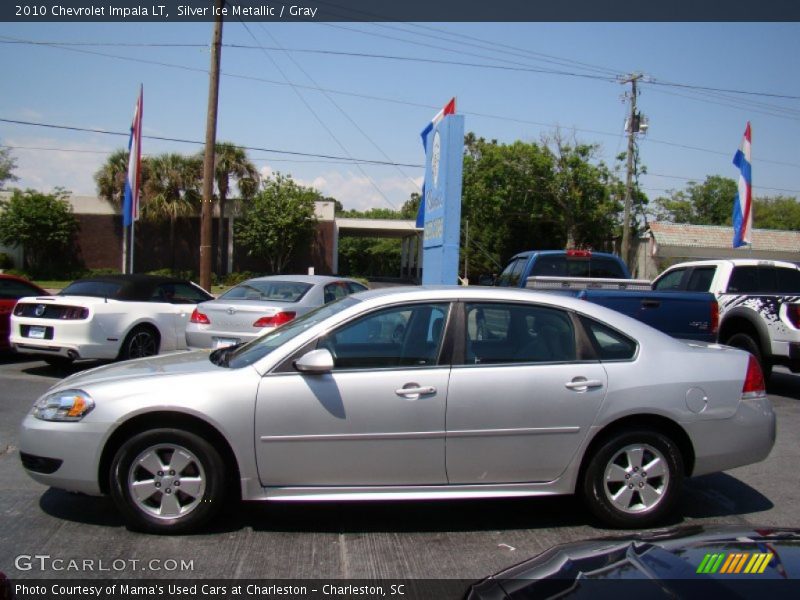 Silver Ice Metallic / Gray 2010 Chevrolet Impala LT