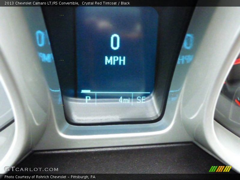 Crystal Red Tintcoat / Black 2013 Chevrolet Camaro LT/RS Convertible