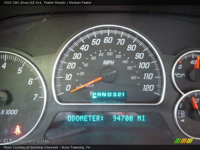Pewter Metallic / Medium Pewter 2003 GMC Envoy SLE 4x4