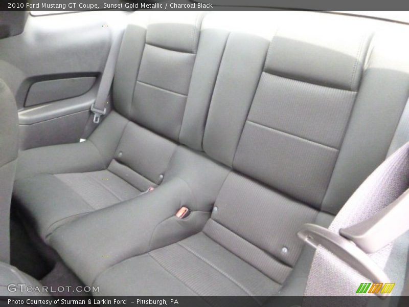 Sunset Gold Metallic / Charcoal Black 2010 Ford Mustang GT Coupe