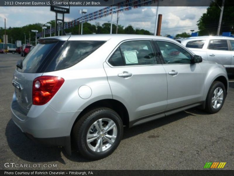Silver Ice Metallic / Jet Black 2013 Chevrolet Equinox LS