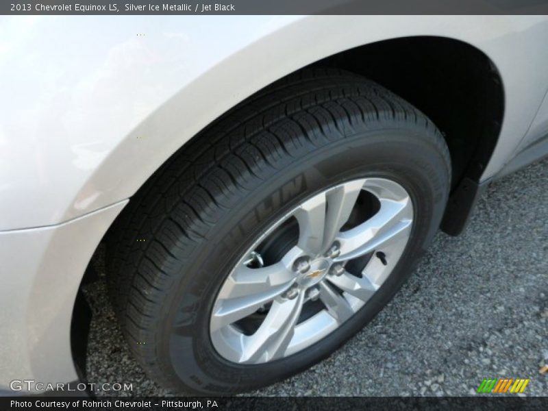 Silver Ice Metallic / Jet Black 2013 Chevrolet Equinox LS