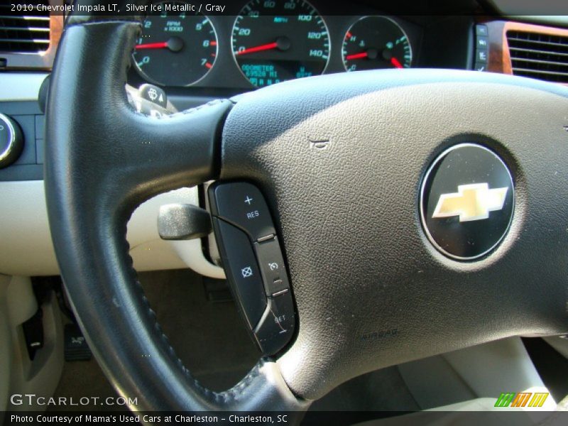 Silver Ice Metallic / Gray 2010 Chevrolet Impala LT