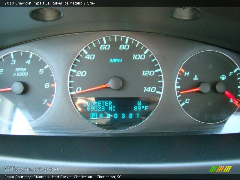 Silver Ice Metallic / Gray 2010 Chevrolet Impala LT