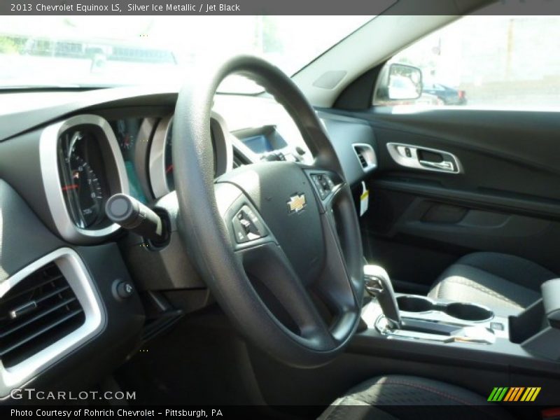 Silver Ice Metallic / Jet Black 2013 Chevrolet Equinox LS