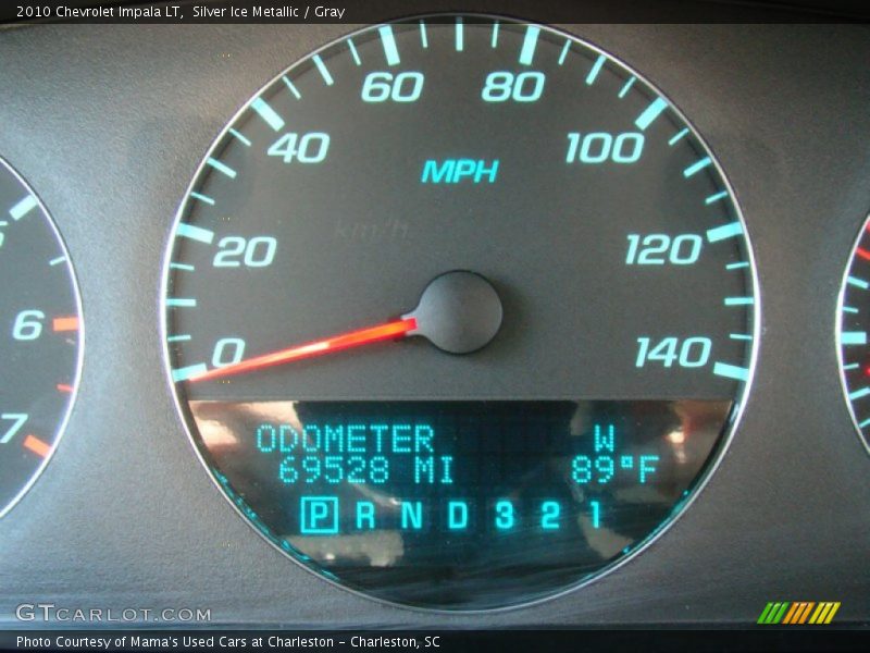 Silver Ice Metallic / Gray 2010 Chevrolet Impala LT