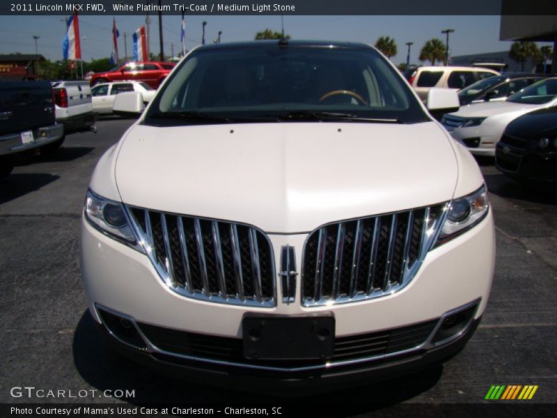 White Platinum Tri-Coat / Medium Light Stone 2011 Lincoln MKX FWD