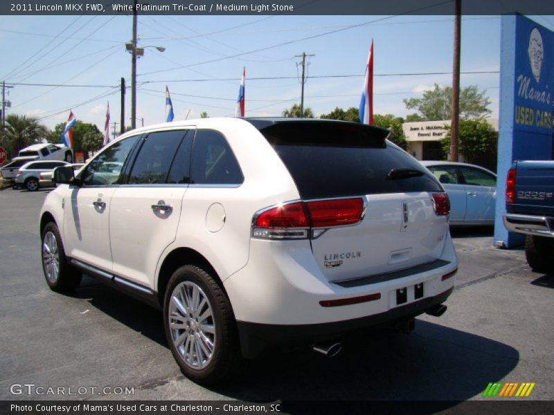 White Platinum Tri-Coat / Medium Light Stone 2011 Lincoln MKX FWD