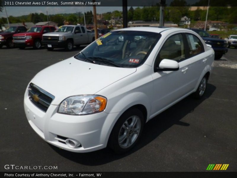 Front 3/4 View of 2011 Aveo LT Sedan
