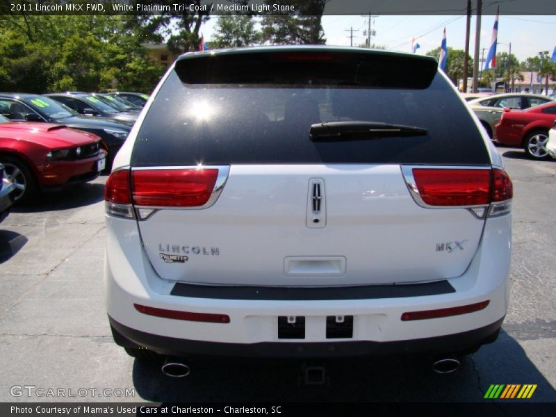 White Platinum Tri-Coat / Medium Light Stone 2011 Lincoln MKX FWD