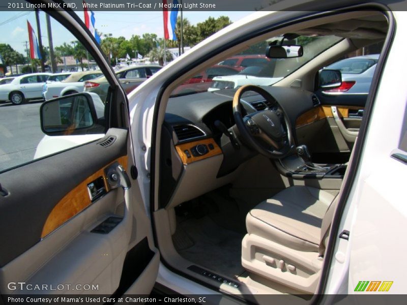 White Platinum Tri-Coat / Medium Light Stone 2011 Lincoln MKX FWD