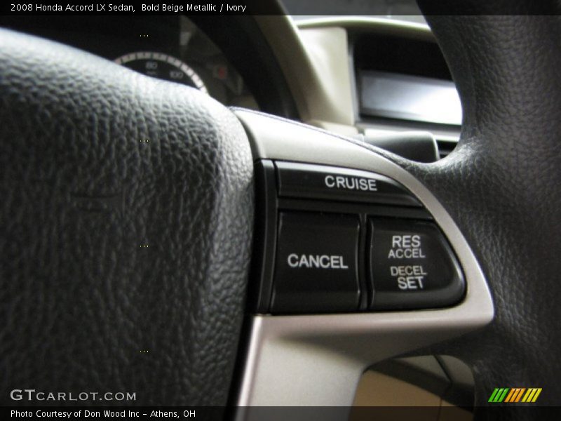 Bold Beige Metallic / Ivory 2008 Honda Accord LX Sedan