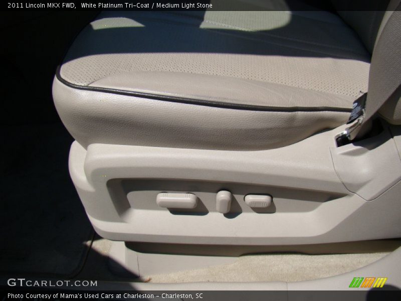 White Platinum Tri-Coat / Medium Light Stone 2011 Lincoln MKX FWD