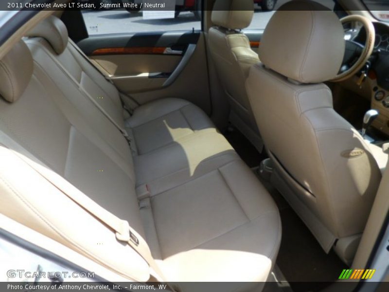 Summit White / Neutral 2011 Chevrolet Aveo LT Sedan