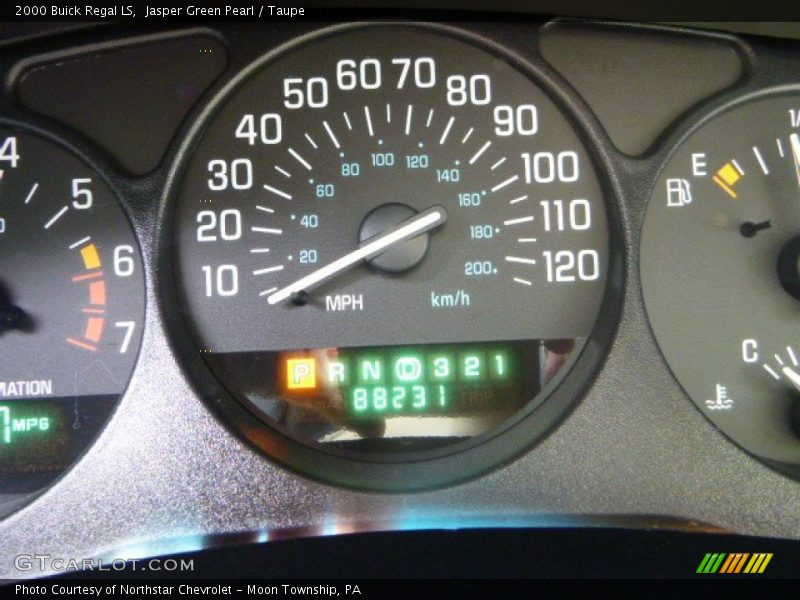 Jasper Green Pearl / Taupe 2000 Buick Regal LS