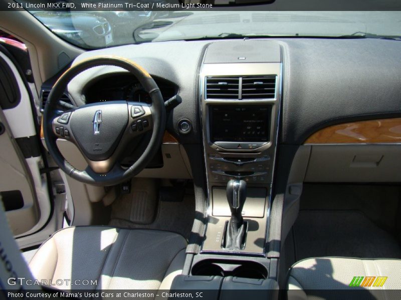 White Platinum Tri-Coat / Medium Light Stone 2011 Lincoln MKX FWD