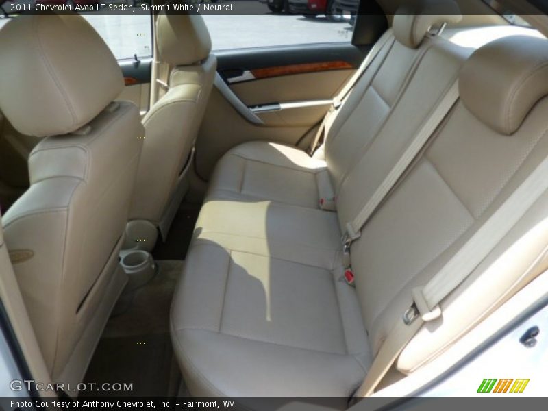 Summit White / Neutral 2011 Chevrolet Aveo LT Sedan