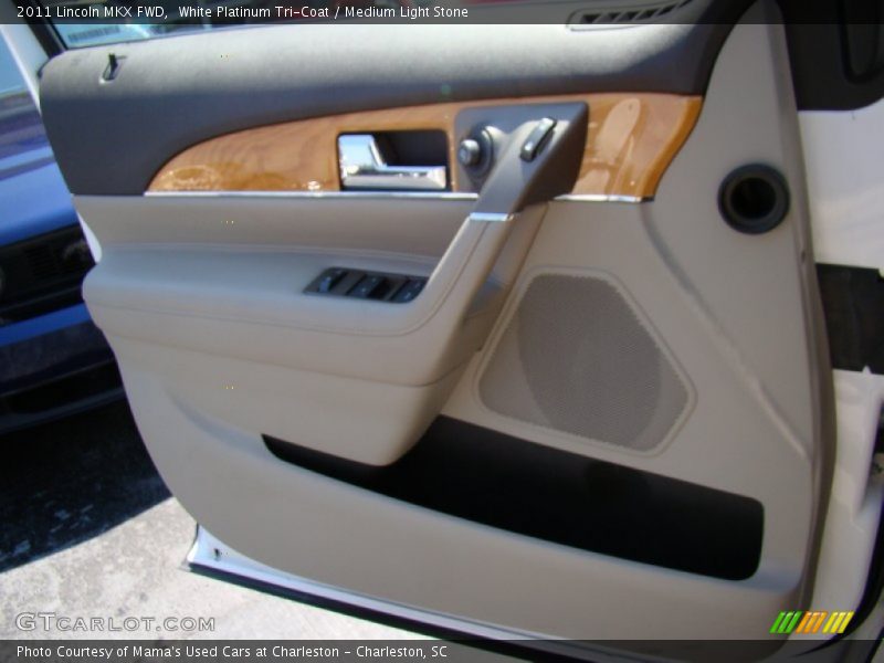 White Platinum Tri-Coat / Medium Light Stone 2011 Lincoln MKX FWD