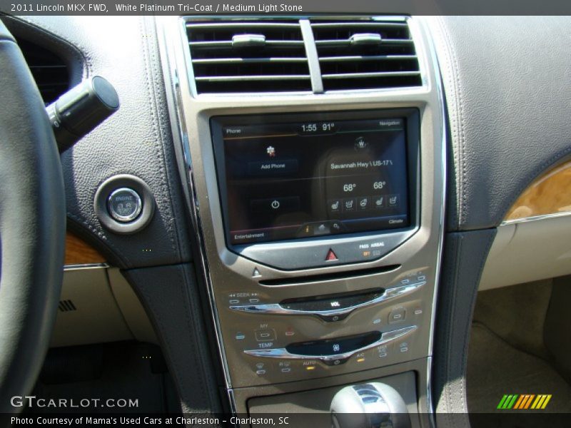 White Platinum Tri-Coat / Medium Light Stone 2011 Lincoln MKX FWD