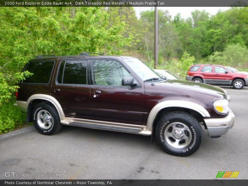Dark Toreador Red Metallic / Medium Prairie Tan 2000 Ford Explorer Eddie Bauer 4x4