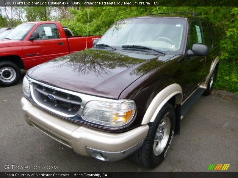 Dark Toreador Red Metallic / Medium Prairie Tan 2000 Ford Explorer Eddie Bauer 4x4