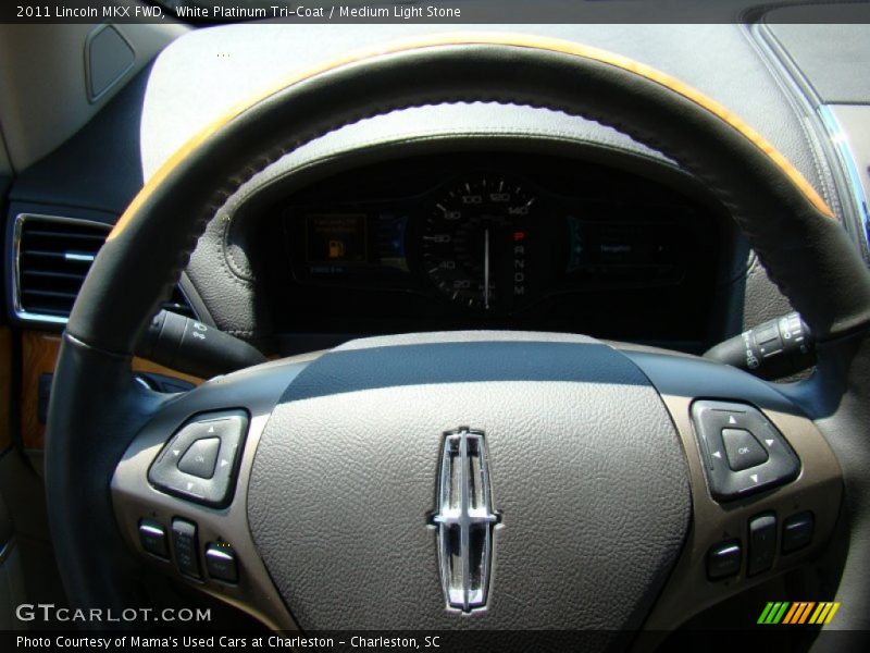 White Platinum Tri-Coat / Medium Light Stone 2011 Lincoln MKX FWD